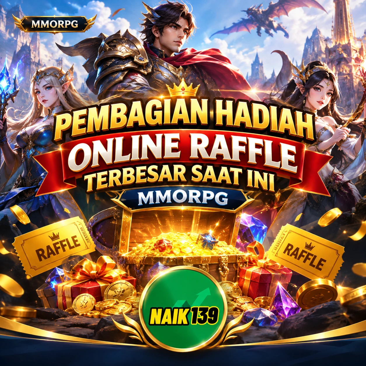 banner NAIK139 @ Pembagian Hadiah Online Raffle Terbesar Saat Ini MMORPG